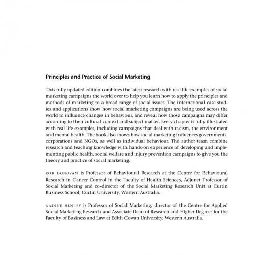 Principles and practice of social marketing _ an international perspective