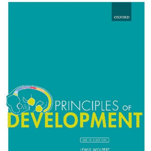 Principles of Development 6th Edition by Lewis Wolpert