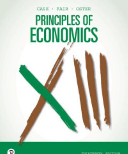 Principles of Economics 13th By Karl E. Case
