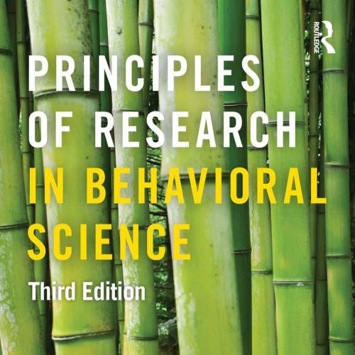 Principles of Research in Behavioral Science 3rd Edition - Whitley, Bernard E.,Adams, Heather L.,Kite, Mary E_