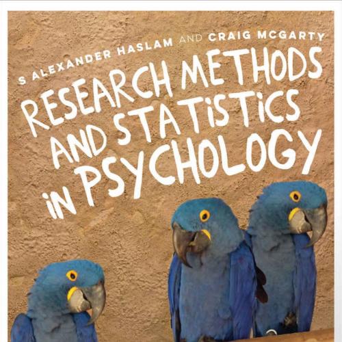 Research Methods and Statistics in Psychology (SAGE Foundations of Psychology series)
