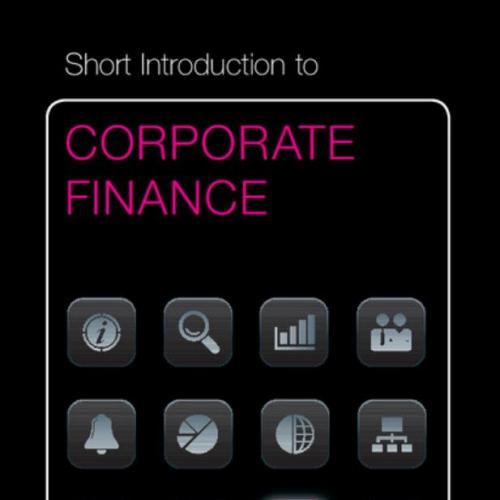 Short Introduction to Corporate Finance - Raghavendra Rau