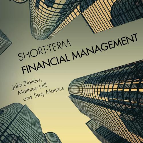 Short-Term Financial Management 5th Fifth Edition By John Zietlow