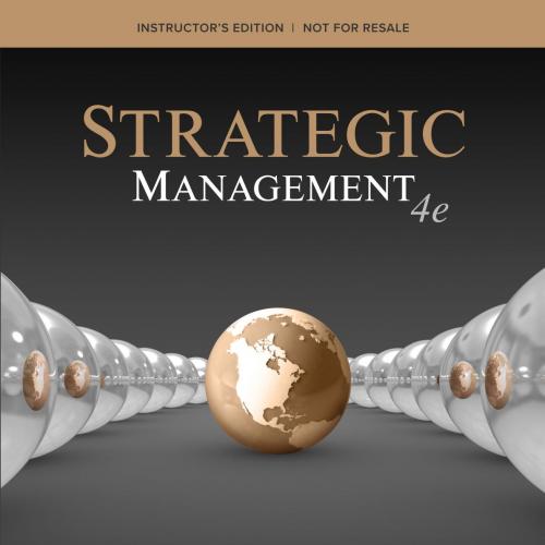 Strategic Management Concepts 4th Edition