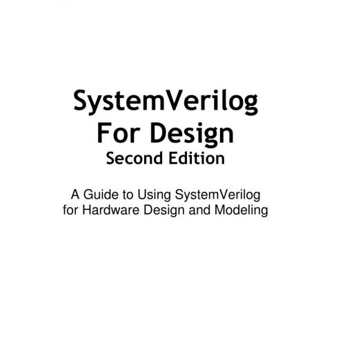 System Verilog for Design 2nd Edition