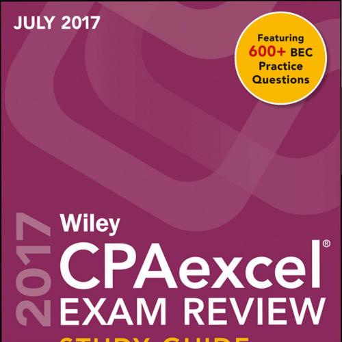 Wiley CPAexcel Exam Review July 2017 Study Guide Business Environment and Concepts