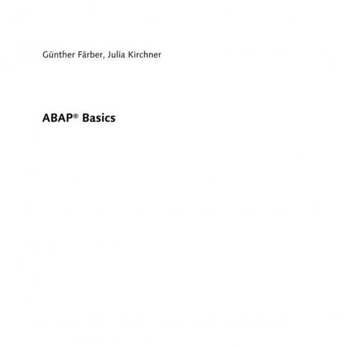 ABAP Basics, 2nd edition