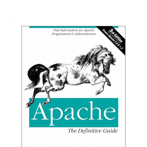 Apache The Definitive Guide, 3rd Edition