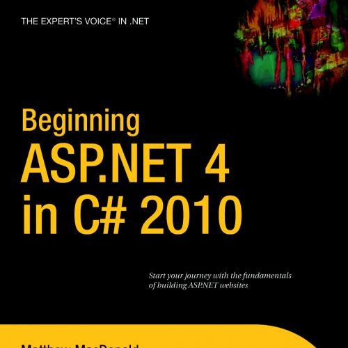 Beginning ASP.NET 4 in C- 2010