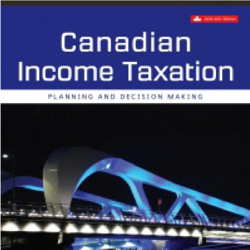 (CANADIAN EDITION) CANADIAN INCOME TAXATION 2020-2021 23rd -By BUCKWOLD 120Yuan