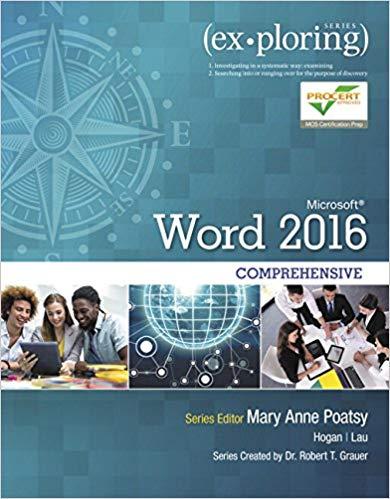 (IM)Exploring Microsoft Word 2016 Comprehensive.zip