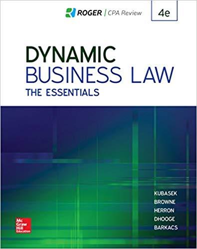 (TB)Dynamic Business Law The Essentials 4th Edition.zip