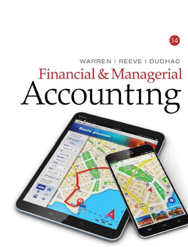 (Test Bank)Financial & Managerial Accounting , 14th Edition by Carl S. Warren.zip