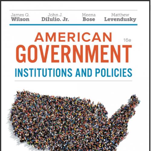 (IM)American Government_Institutions and Policies, 16th Edition