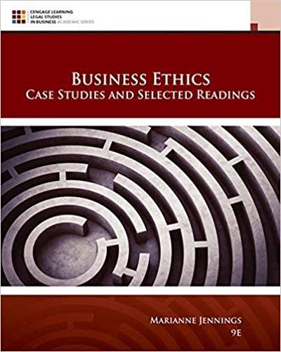 (TB)Business Ethics Case Studies and Selected Readings (MindTap Course List 9th Edition.zip