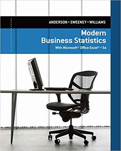 (TB)Modern Business Statistics with Microsoft  Excel®, 5th Edition.zip