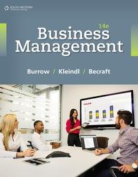 (Test Bank)Business Management , 14th Edition by James L. Burrow.zip
