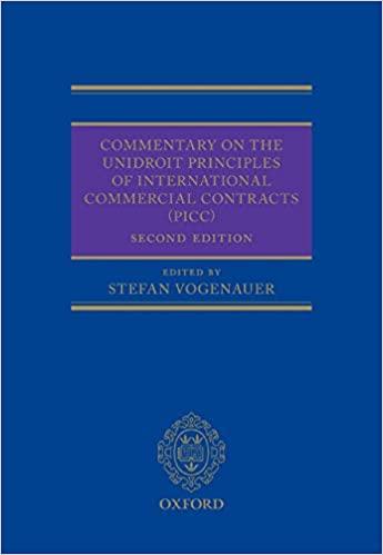 (PDF)Commentary on the UNIDROIT Principles of International Commercial Contracts (PICC)
