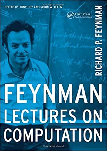 (PDF)Feynman Lectures On Computation (Frontiers in Physics)