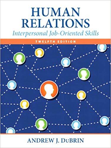 (PDF)Human Relations Interpersonal Job-Oriented Skills 12th Edition
