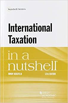(PDF)International Taxation in a Nutshell (Nutshells)