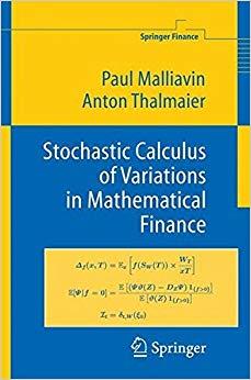 (PDF)Stochastic Calculus of Variations in Mathematical Finance (Springer Finance) 2006 Edition