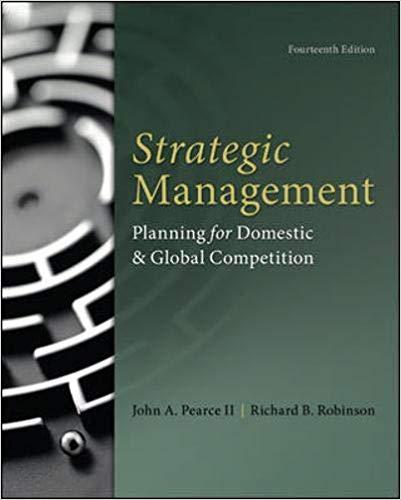 Strategic Management 14th Edition by John Pearce