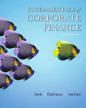 Fundamentals of Corporate Finance 4th Edition by Jonathan Berk