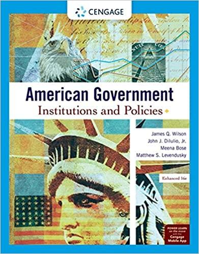 American Government Institutions and Policies, Enhanced, 16th Edition