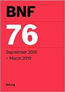 BNF 76 (British National Formulary) September 2018