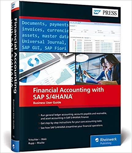 Financial Accounting with SAP S4HANA Business User Guide