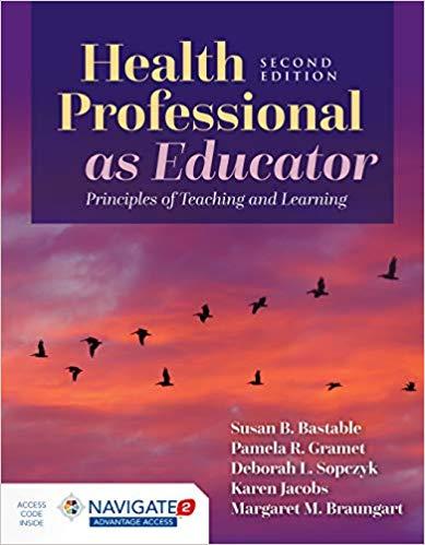 Health Professional As Educator 2nd Edition