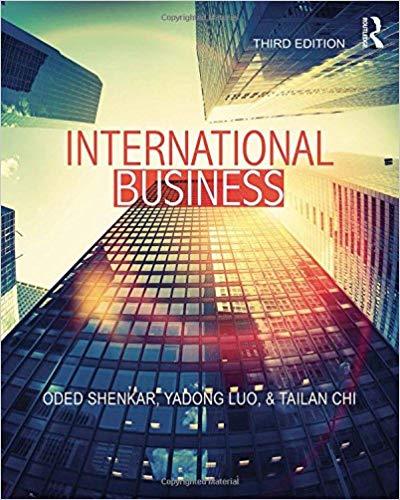 International Business 3rd Edition [Oded Shenkar]