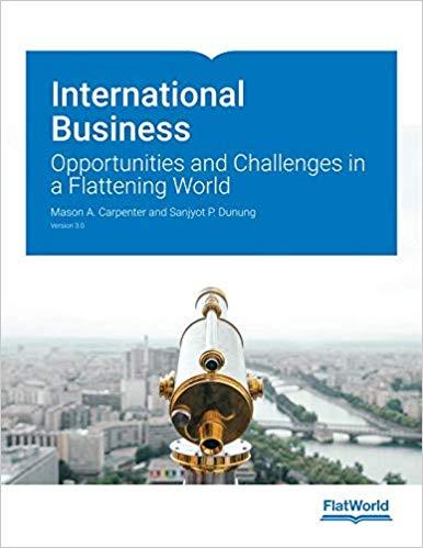 International Business Opportunities and Challenges in a Flattening World Version 3.0