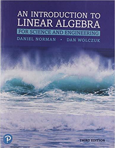 Introduction to Linear Algebra for Science and Engineering,, 3rd Edition
