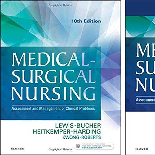Medical-Surgical Nursing Assessment and Management of Clinical Problems, 10E +Study Guide+Clinical Companion, 3 Books