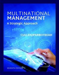 Multinational Management A STRATEGIC APPROACH 7th EDITION