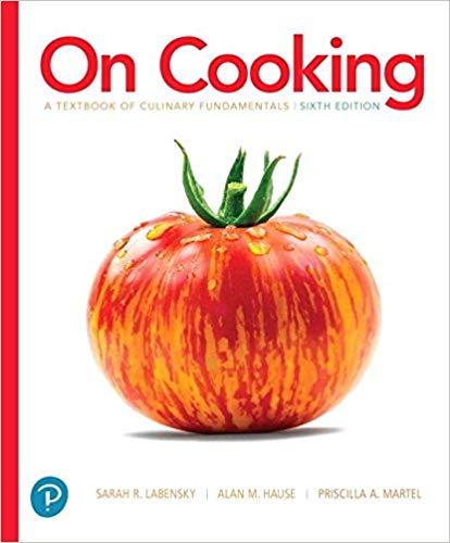 On Cooking A Textbook of Culinary Fundamentals (6th Edition)