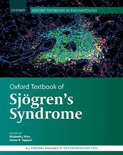 Oxford Textbook of Sjgren’s Syndrome