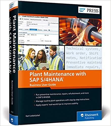 Plant Maintenance with SAP S4HANA Business User Guide