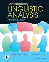 Contemporary Linguistic Analysis 9th Edition