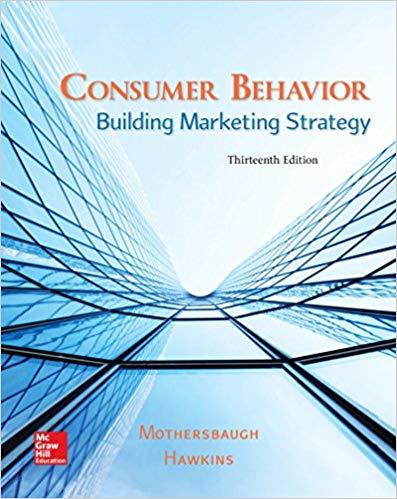 Consumer Behavior Building Marketing Strategy 13th Edition