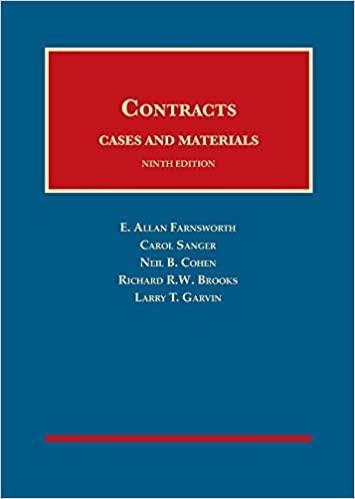 Contracts Cases and Materials (University Casebook Series) 9th Edition