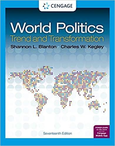 World Politics Trend and Transformation, Edition 17