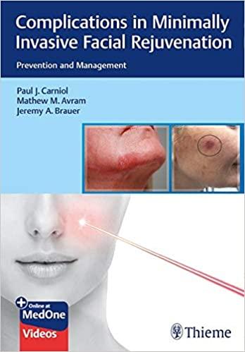 Complications in Minimally Invasive Facial Rejuvenation Prevention and Management PDF+VIDEOS