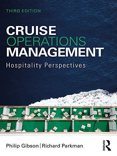 Cruise Operations Management 3rd Edition