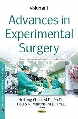 Advances in Experimental Surgery. Volume 1