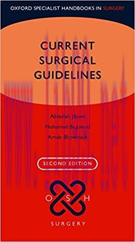 [PDF]Current Surgical Guidelines (Oxford Specialist Handbooks in Surgery) 2nd ed