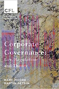 (PDF)Corporate Governance: Law, Regulation and Theory (Corporate and Financial Law)