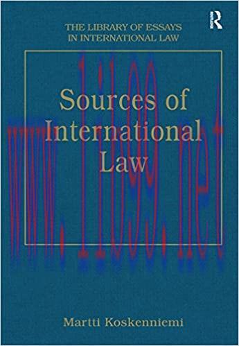 (PDF)Sources of International Law (The Library of Essays in International Law)